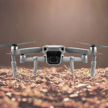 适用于大疆御Air 2S桨叶保护罩 一体防撞圈脚架快拆可折叠增高起落架Mavic AIR2无人机配件 御air 2/AIR 2S可折叠增高起落脚架