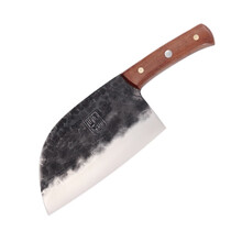 邓家刀锋利家用菜刀锻打圆头切菜刀切肉刀老式刀厨房刀具传统手工锻打钼钒钢切菜切片刀