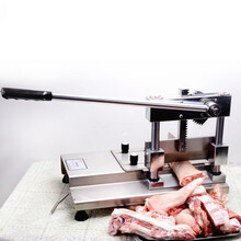 铡骨机切排骨大筒骨机锯骨机砍骨机铡猪蹄加厚不锈钢 250M铡骨机