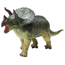 recur 软胶恐龙玩具男孩仿真动物模型侏罗纪儿童玩具 三角龙(rc16112d