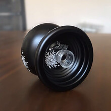 火力王3冰魄悠悠球 光子精灵S 怀旧复刻版 彩盒包装 冰焰金属爆旋溜溜球 彩盒酷黑冰魄+10绳+手套 【限量】