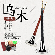 迈高登乌木黑檀木唢呐乐器全套BCEFGD调初学者老儿童大小号喇叭红木 红木F调&赠全套赠品