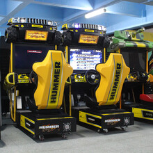 电玩城设备仿真方向盘游戏机大型赛车游戏厅电玩体感模拟驾驶投币游艺机九成新 悍马(九成新)