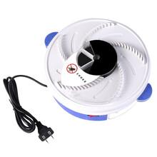 苍蝇神器电动捕蝇器家用诱捕抓捉驱苍蝇机贴全自动灭蝇灯旋转充电捕蝇神器捕蝇笼商用送诱饵 普通插电款（带诱饵）