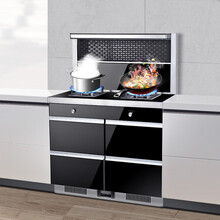 伟佳好太太集成灶一体灶家用厨房蒸烤箱变频吸抽油烟机燃气猛火灶套装紫外消毒柜 体感触控 红外线 1米 烟灶消集成灶 液化气