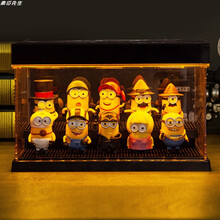 小黄人手办 动漫周边小黄人摆件 全套公仔玩偶模型 男女生日节日创意礼物 10款2代小黄人 公仔+展示盒