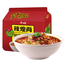 今麦郎 方便面 辣煌尚酸辣牛肉面159g*5连包(泡面 袋面)