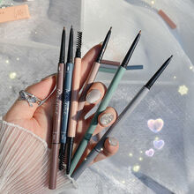 3支装细眉笔女细头初学JD 酷黑 02#酷黑【两支装