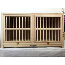 信鸽鸽子巢箱配对笼赛鸽巢鸽子配对笼巢箱实木鸽子笼鸟笼打笼 上翻门90*45*50