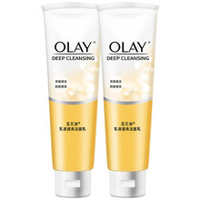 玉兰油OLAY洗面奶乳液透亮洁面乳100g*2清洁毛孔清爽滋润控油保湿男女通用 乳液透亮洁面乳100g*2
