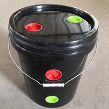 其六诱蜂桶养蜂桶黑色不透光无味招蜂桶加厚蜂箱方形圆形引蜂桶带 25升 黑色  圆桶 (1只)