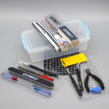 高达模型工具套装 模型拼装工具 水口钳 笔刀 镊子电动打磨器套装 优速达UA-90067升级版