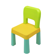 kidsdeer800大小颗粒儿童积木桌子兼容乐高大小颗粒积木玩具1-10岁男孩女孩早教多功能学习桌 单个椅子套餐内已包含