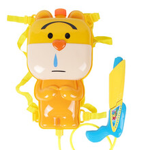 玩具水枪戏水儿童背包呲水枪户外水枪沙滩男女孩双肩背喷射水枪 呆萌小熊3L 标准配置