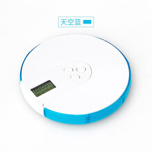 智能电子药盒定时语音闹钟便携随身吃药提醒神器老人早中晚药物 天空蓝