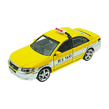 儿童玩具 1：32合金汽车模型红旗H7出租声光回力北京出租车大众凯美瑞北京现代出租车合金车男孩玩具 彩珀现代出租车黄色