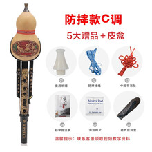 舒弗（LACHOUFFE）防摔葫芦丝乐器初学者C调小d天然成人入门零基础小学生 升级防摔款 C调【送礼包+皮盒】