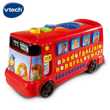 伟易达（Vtech）早教启蒙中英双语字母巴士 26个字母玩具学习机婴幼儿小孩玩具汽车模型儿童礼物