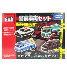 TAKARA TOMY多美卡合金小汽车套装模型 男孩玩具礼物 警车套组（4辆车）486534