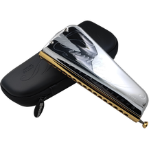 SUZUKI 铃木日本原装16孔复音半音阶口琴 SCT-128 预定