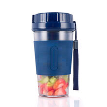 侨源 充电便携榨汁机迷你多功能电动炸果汁机家用小型自动榨汁杯水果机榨针机打汁机 收藏优先发货-蓝色