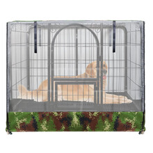 贝尼宠 狗笼子罩子夏季款春秋款冬季加厚款防晒防蚊咬防风防雨保暖狗笼罩 【不含狗笼】夏季薄款长宽高110x75x95