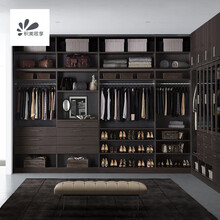 积美思享衣柜定制 衣帽间定制 现代简约衣帽间空间定制 大衣橱步入式衣帽间定做  展开每平米单价 展开每平米单价