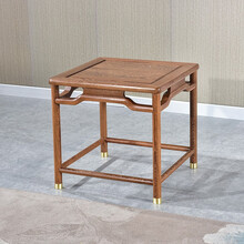 寻古红木家具非洲鸡翅木（学名：非洲崖豆木）沙发实木新中式沙发椅组合客厅原木简约沙发沙发O 小茶几/方桌：长62*宽62*高60cm