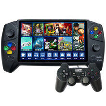 酷孩psp游戏机7.0大屏GBA掌机FC怀旧款老式可下载街机双摇杆格斗游戏机RS-08 7.0大屏掌机标配16G+32G+原装手柄（双人）