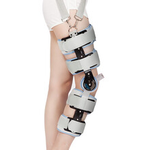 麦德威（Medwe）医用可调膝关节固定支具下肢骨折支架半月板膝盖损伤康复护具髌骨骨折骨裂术后固定器 升级款【行走锻炼固定】 均码