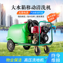 凯博尼柴油洗车机高压移动商用清洗机汽油自带水箱洗车设备管道疏通洗地水枪水泵 柴油泵 | 压力200 | 300L | 卷管器