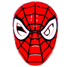 蜘蛛面具披风宝剑盾牌儿童男孩万圣节道具玩英雄装扮手套发射器夹生日礼物抖音网红同款 蜘蛛侠面具