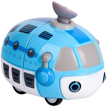 海底小纵队 q版合金玩具车 儿童仿真迷你赛车模型滑行游艇男孩礼物水