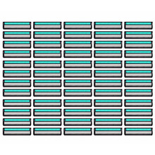 双层剃须刀片手动刮胡刀剃须刀手动刮脸刀2层刀片 60刀头