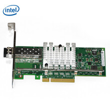 英特尔E10G41BTDA万兆单口光纤网卡X520-DA1原装PCI-E服务器网卡 X520-DA1不含模块