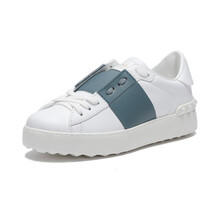 华伦天奴 VALENTINO 女士白色牛皮休闲鞋 TW2S0781 BXE 43B 36