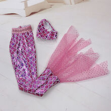 60厘米换装洋娃娃衣服女孩公主婚纱裙芭比娃娃衣服 斜肩粉美人鱼【适合60厘米】 单独衣服【无礼品】