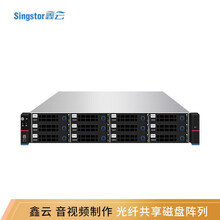 鑫云（Singstor）SS300G-12A万兆光纤网络存储 音视频制作多机共享磁盘阵列 升级至4个万兆口 主机（不含硬盘）
