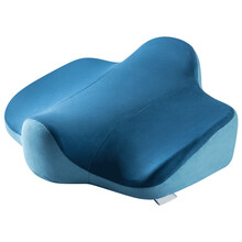 儿童矫姿坐垫小学生增高防驼背矫正纠正学习写字钢琴座椅垫子 学霸蓝-基础款 无