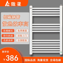 陇星 卫生间暖气片 钢制平板 卫浴散热器 暖气片家用水暖 白色 663*450