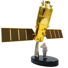模型天宫2号空间站神舟11飞船航天卫星合金模型摆件 1:50【天宫二号】圆底