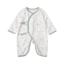 棉花堂针织蝴蝶哈衣新生儿婴儿衣服0-3个月棉春秋季宝宝和尚服 狮子 66cm