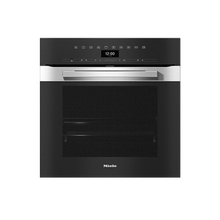 美诺（MIELE）德国原装进口嵌入式烤微波烤箱二合一 微烤一体机43升 H 7440 BM 不锈钢