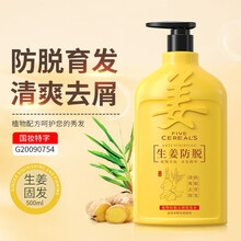 韩方五谷 生姜防脱洗发水500ml（增发密发洗发乳男女 控油去屑止痒洗发露膏）