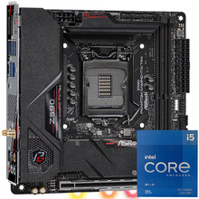 华擎（ASRock）Z590 Phantom Gaming-ITX/TB4主板+i5-11600KF 6核 板U套装