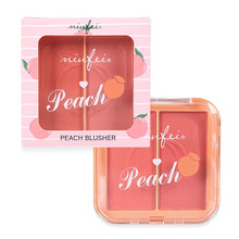 高颜值蜜桃双色腮红高光修容杏子烤奶茶橘色女梅子色元气自然裸妆 01#桃粉色+奶橘色 单盒腮红