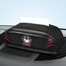 拽猫 车载纸巾盒 汽车抽纸盒 车用餐巾纸盒仪表台扶手箱多功能车内装饰用品  猫爪款