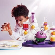 科学罐头（Science can）儿童玩具男孩女孩玩具早教steam亲子互动120474 泡泡科学实验超能套装