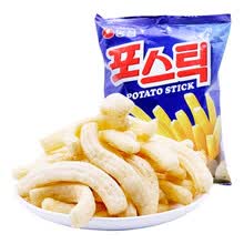 韩国进口食品农心粗土豆条膨化84g袋装咸味休闲零食追剧零食膨化食品 土豆条膨化84g