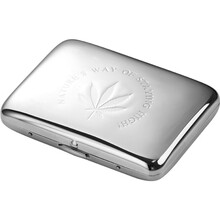 双枪烟盒16支装创意个性香菸盒子枫叶超薄随身便携式烟盒防压防尘防潮防水男士密封烟夹装烟器